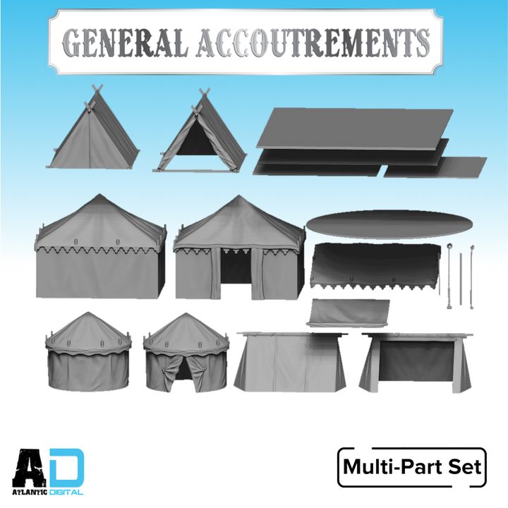 Medieval tents - General Accoutrements - Wargames Atlantic