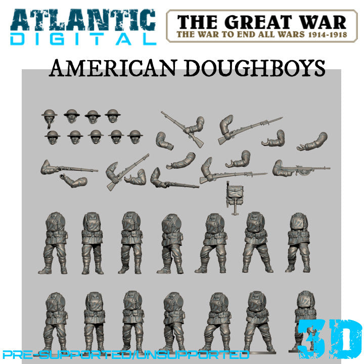 WW1 American Doughboy 
 - The Great War- Wargames Atlantic