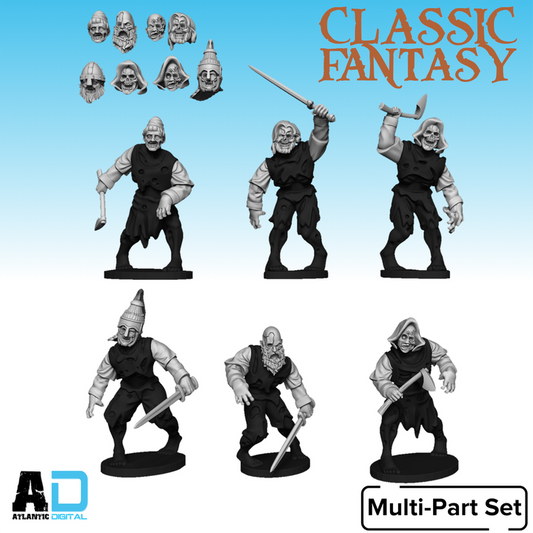 Dark Ages Zombie Upgrade set - Classic Fantasy - Wargames Atlantic