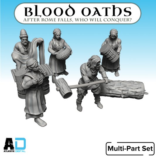 Norse Villagers - Blood Oaths  - Wargames Atlantic