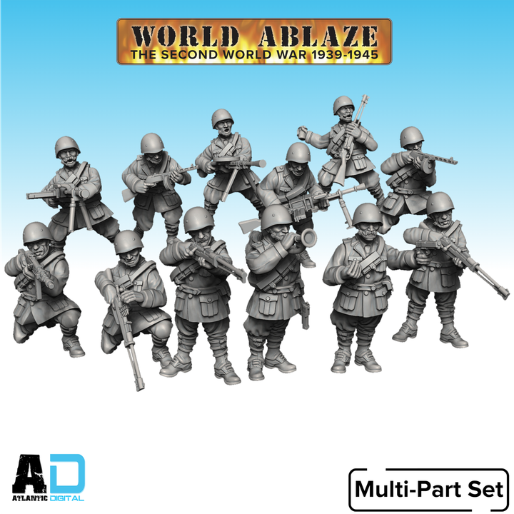 Dismounted Savoia Cavalleria - World Ablaze - Wargames Atlantic