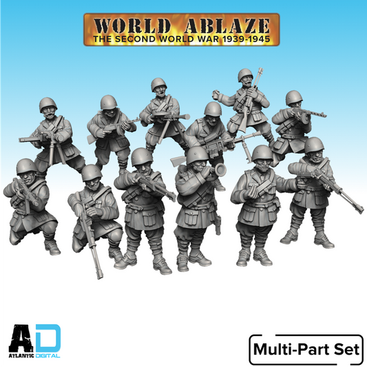 Dismounted Savoia Cavalleria - World Ablaze - Wargames Atlantic