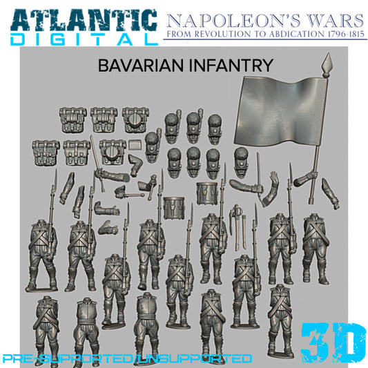 Napoleonic Bavarian Infantry  - Napoleon's Wars - Wargames Atlantic