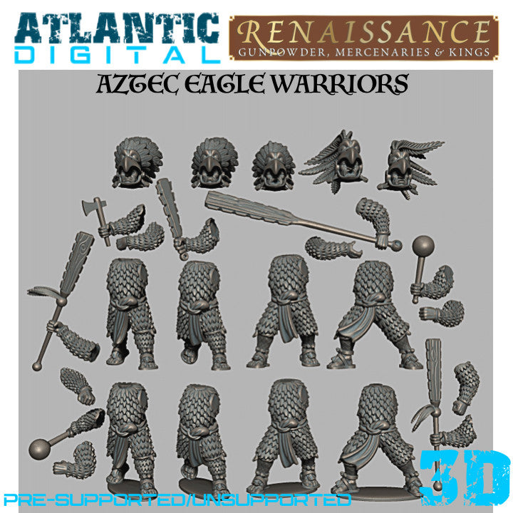 Aztec Eagle Warriors  - Renaissance  - Wargames Atlantic