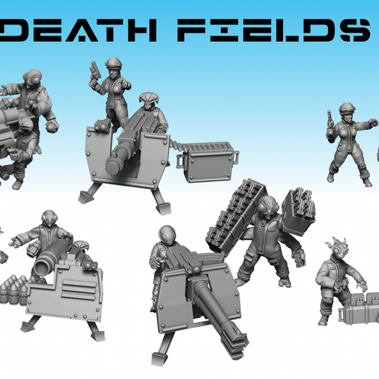 Cannon Fodder Heavy Weapons - Death Fields - Wargames Atlantic