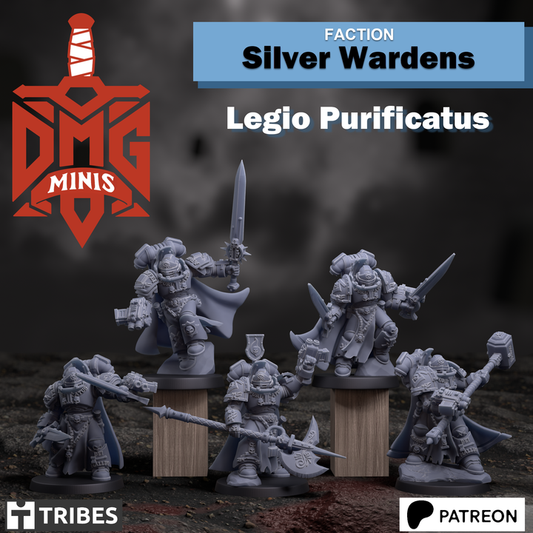 Silver Wardens Legio Purificatus - Silver Wardens - Dmg miniatures