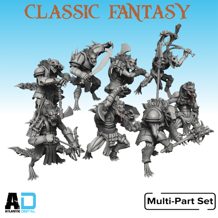 Gnoll Raiding Party  - Classic Fantasy  - Wargames Atlantic