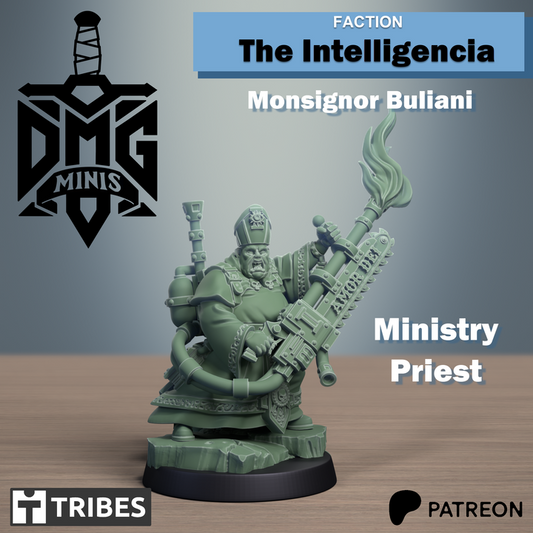The Intelligencia Ministry Priest - The Intelllgencia - Dmg miniatures