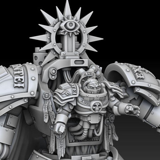 Silver Wardens Demon Slayer extra bits (baby carrier style mod) - Silver Wardens - Dmg miniatures