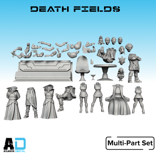Death Fields Spectators I: Owners and staff - Death Fields  - Wargames Atlantic