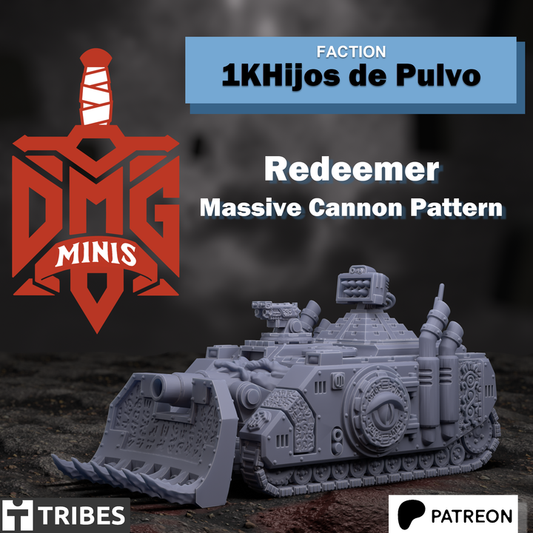 1KHijos de Pulvo Redeemer Light Tank - 1khijos De Pulvo - Dmg miniatures