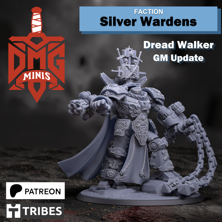 Dread Walker Demon Slayer Knight GM Update
  - Silver Wardens - Dmg miniatures