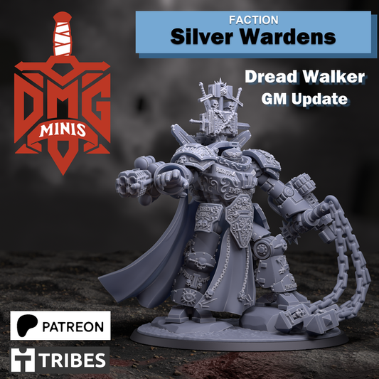 Dread Walker Demon Slayer Knight GM Update
  - Silver Wardens - Dmg miniatures