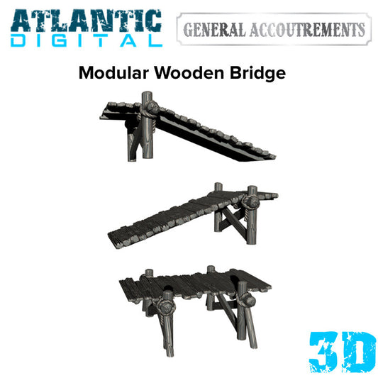 Modular Wooden Bridge - General Accoutrements - Wargames Atlantic