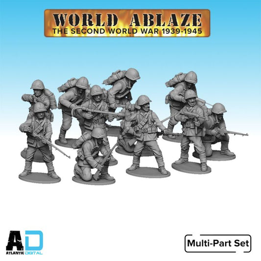 US Marines infantry Pacific Theatre WW2  - World Ablaze  - Wargames Atlantic
