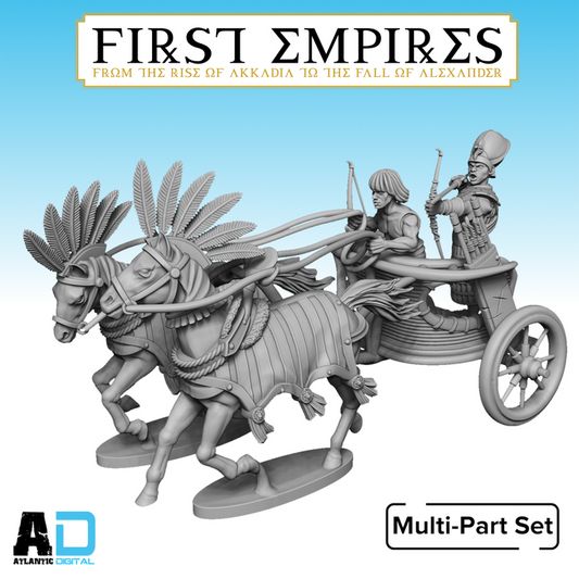 Egyptian Pharaoh on Chariot- First Empires- Wargames Atlantic