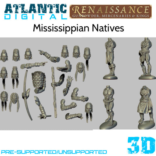 Mississippian Natives  - renaissance - Wargames Atlantic