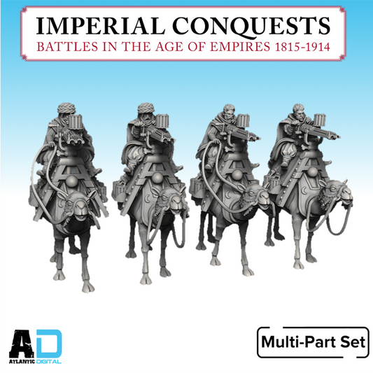 Gatling Camel Battery  - Imperial Conquests  - Wargames Atlantic