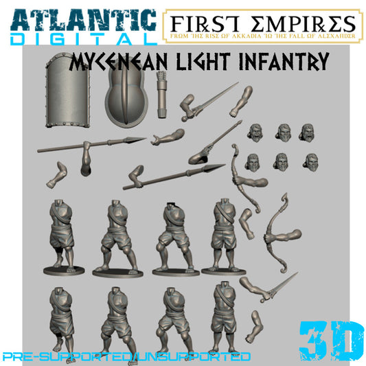 Mycenean Light Infantry  - First Empires  - Wargames Atlantic