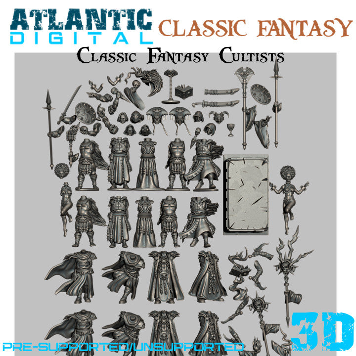 Classic Fantasy Cultists
 - Classic Fantasy - Wargames Atlantic