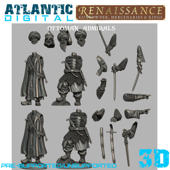 Ottoman Noble Admirals  - Renaissance  - Wargames Atlantic