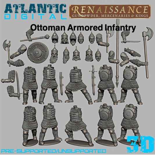 Ottoman Armored Infantry  - Renaissance - Wargames Atlantic