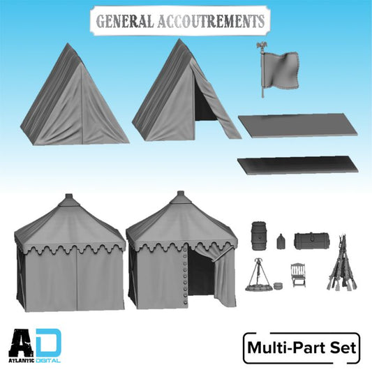 Napoleonic Tents and camp accessories - General Accoutrements - Wargames Atlantic