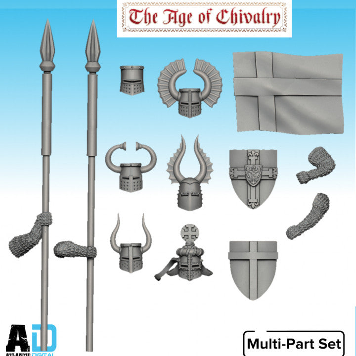Teutonic knights upgrade set  - The Age Of Chivalry - Wargames Atlantic