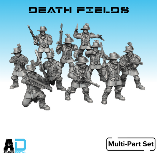 Bushmaster's Infantry
  - Death Fields - Wargames Atlantic