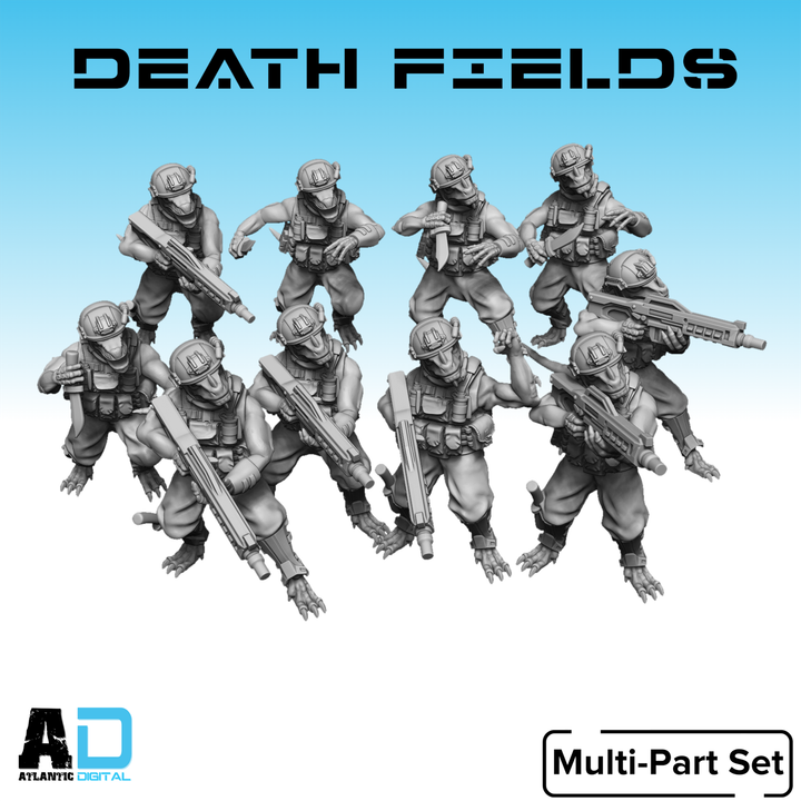 Lizardmen tactical squad- Death Fields - Wargames Atlantic