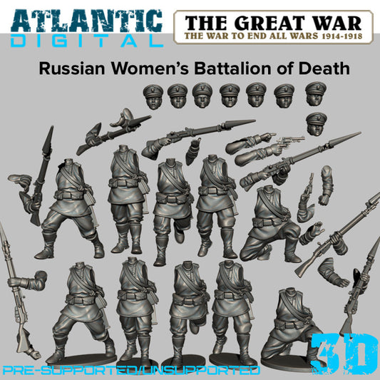 Russian Women's Battalion of Death - The Great War  - Wargames Atlantic