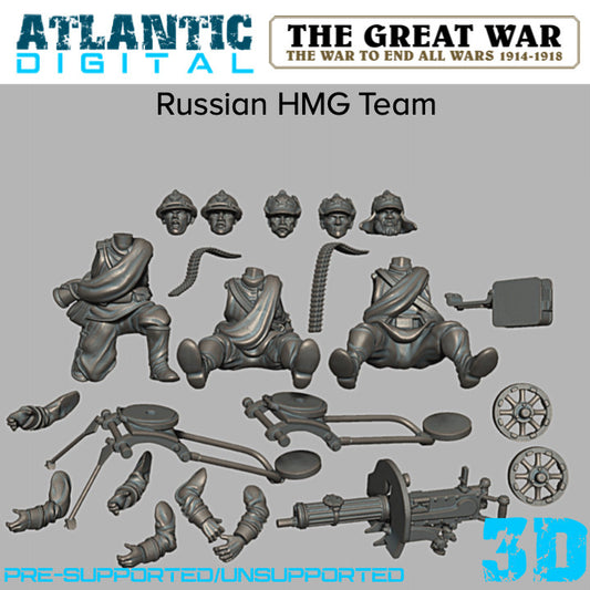 WW1 Russian HMG Team 
 -  The Great War - Wargames Atlantic
