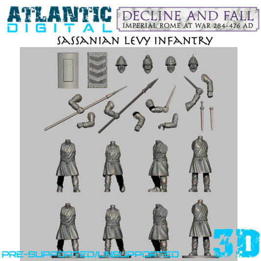 Sassanian Levy Infantry
 - Decline And Fall  - Wargames Atlantic