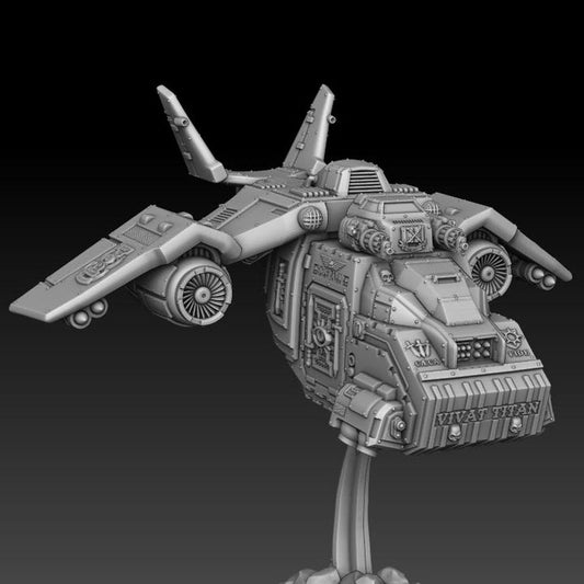 Silver Wardens Corvus Tempest (presupported) - Silver Wardens - Dmg miniatures
