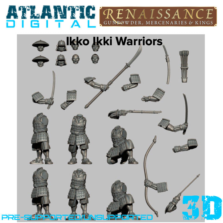 Ikko Ikki Warriors  - Renaissance - Wargames Atlantic