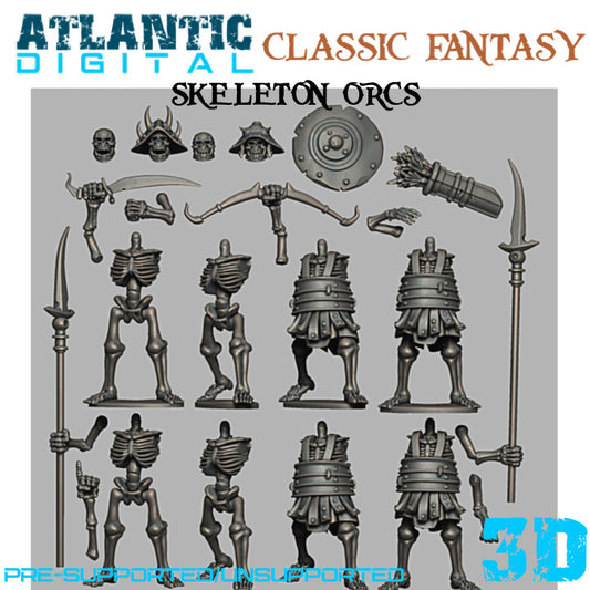 Skeleton Orcs
  - Classic Fantasy - Wargames Atlantic