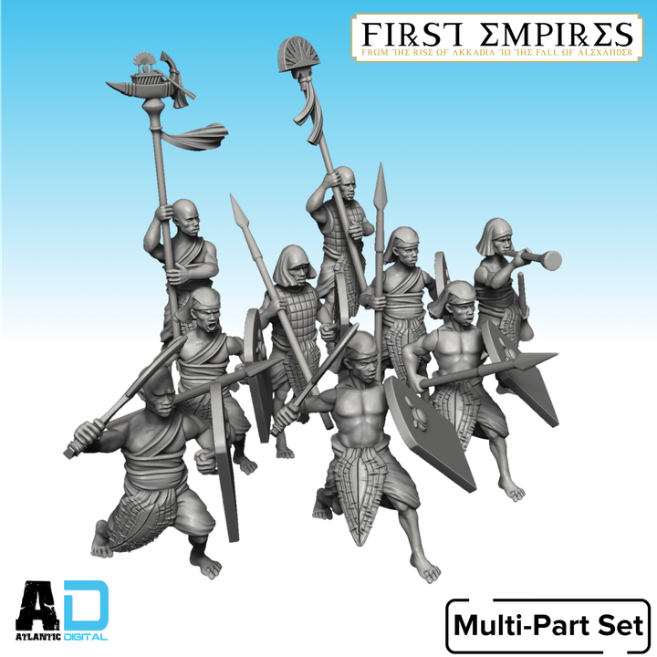 Egyptian Spearmen (New Kingdom - First Empires - Wargames Atlantic