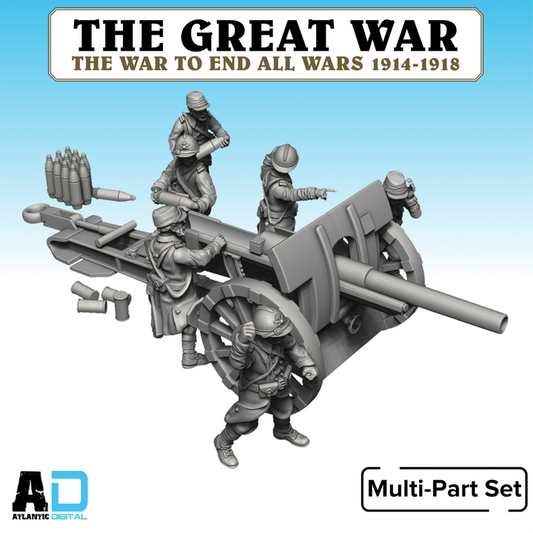 French 105mm Schneider Cannon - The Great War - Wargames Atlantic