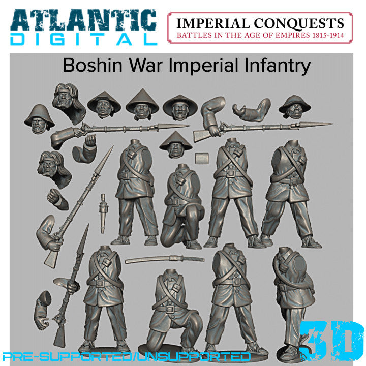 Boshin War Imperial Infantry  - Imperial Conquests - Wargames Atlantic