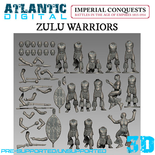 Zulu Warriors  - Imperial Conquests - Wargames Atlantic
