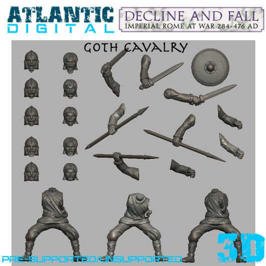 Goth Cavalry  - Decline And Fall  - Wargames Atlantic