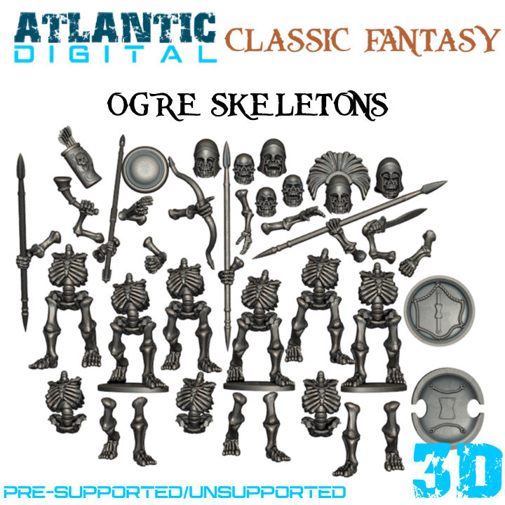 Ogre Skeletons - Classic Fantasy - Wargames Atlantic