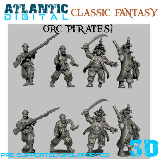 Orc Pirates  - Classic Fantasy - Wargames Atlantic