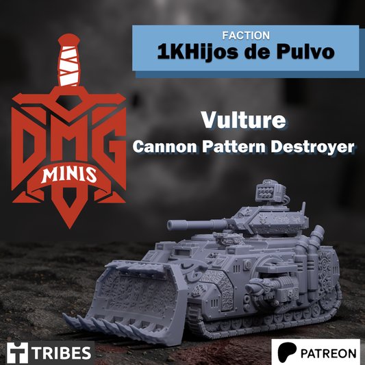 1KHijos de Pulvo Vulture Pattern Tank - 1khijos De Pulvo - Dmg miniatures
