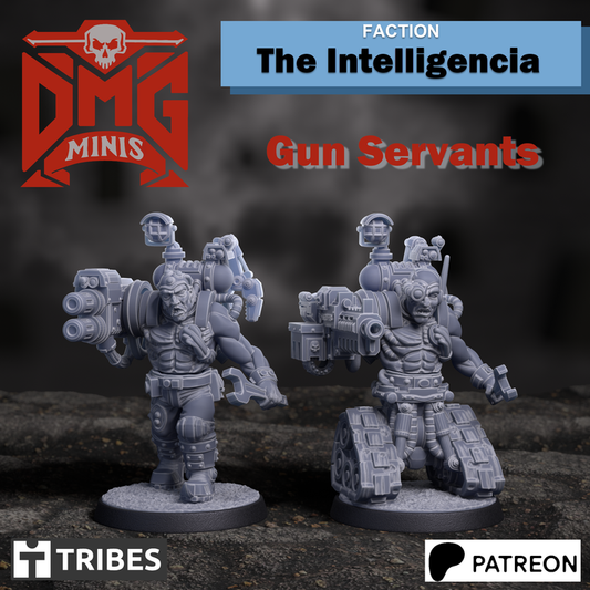 The Intelligencia Gun Servants
- The Intelllgencia - Dmg miniatures