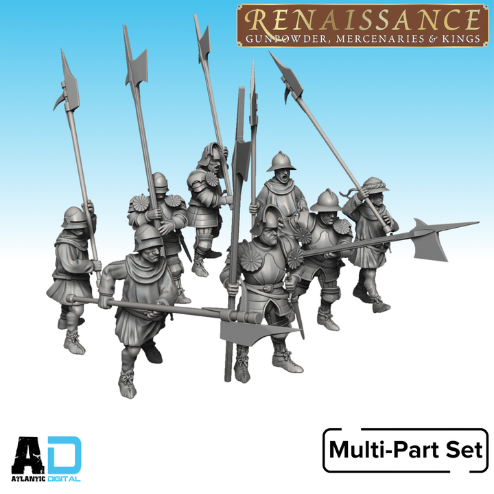 Swiss Halberdiers (Burgundian Wars  - Renaissance  - Wargames Atlantic