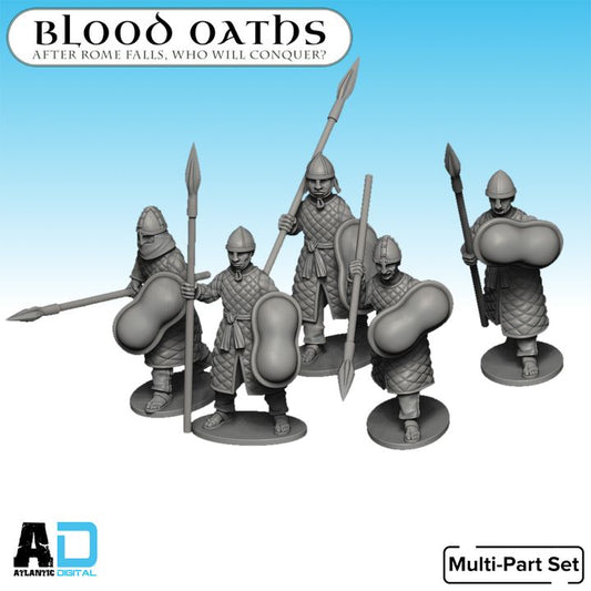 10th Century Nubian Spearmen  - Blood Oaths - Wargames Atlantic