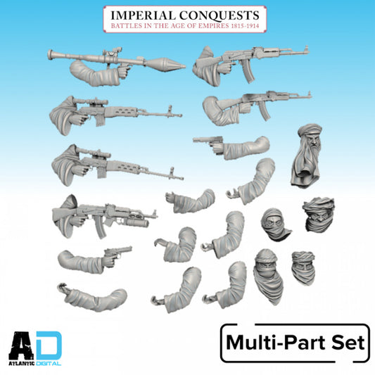 Modern Conversion Parts for Afghan Warriors - Imperial Conquests - Wargames Atlantic