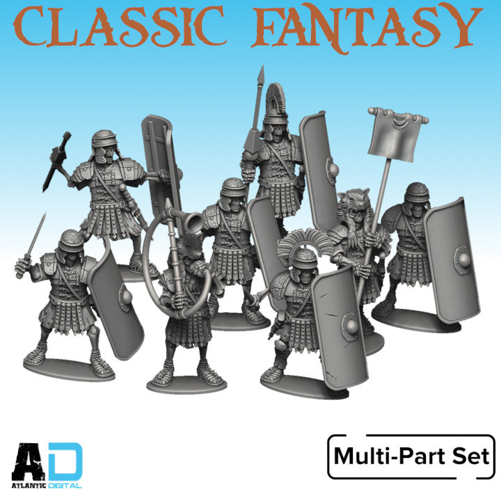 Skeleton Roman Legionaries  - Classic Fantasy  - Wargames Atlantic