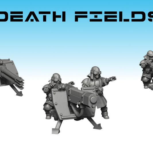 Desert Rats Heavy Weapons Teams  - Death Fields - Wargames Atlantic